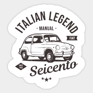 Italian legend - gift for car lovers Sticker